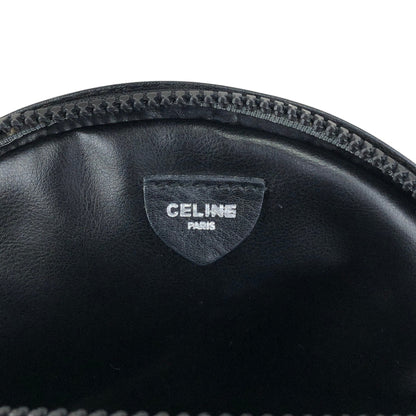 CELINE Gancini Shoulder bag Black Vintage mes4uh