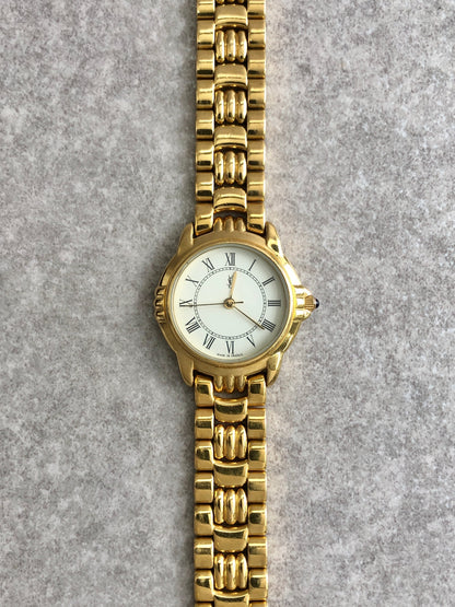 Yves Saint Laurent Quartz Watch Gold 601948 Vintage vfcdc4