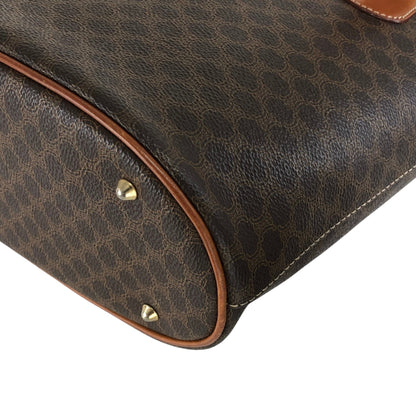 CELINE Macadam Blason Handbag Totebag Brown Vintage yemzhg