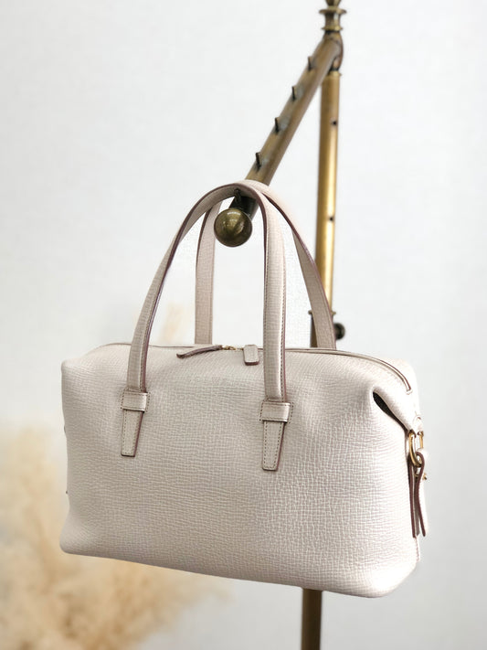 LOEWE Logo Handbag Ivory Vintage caebiw