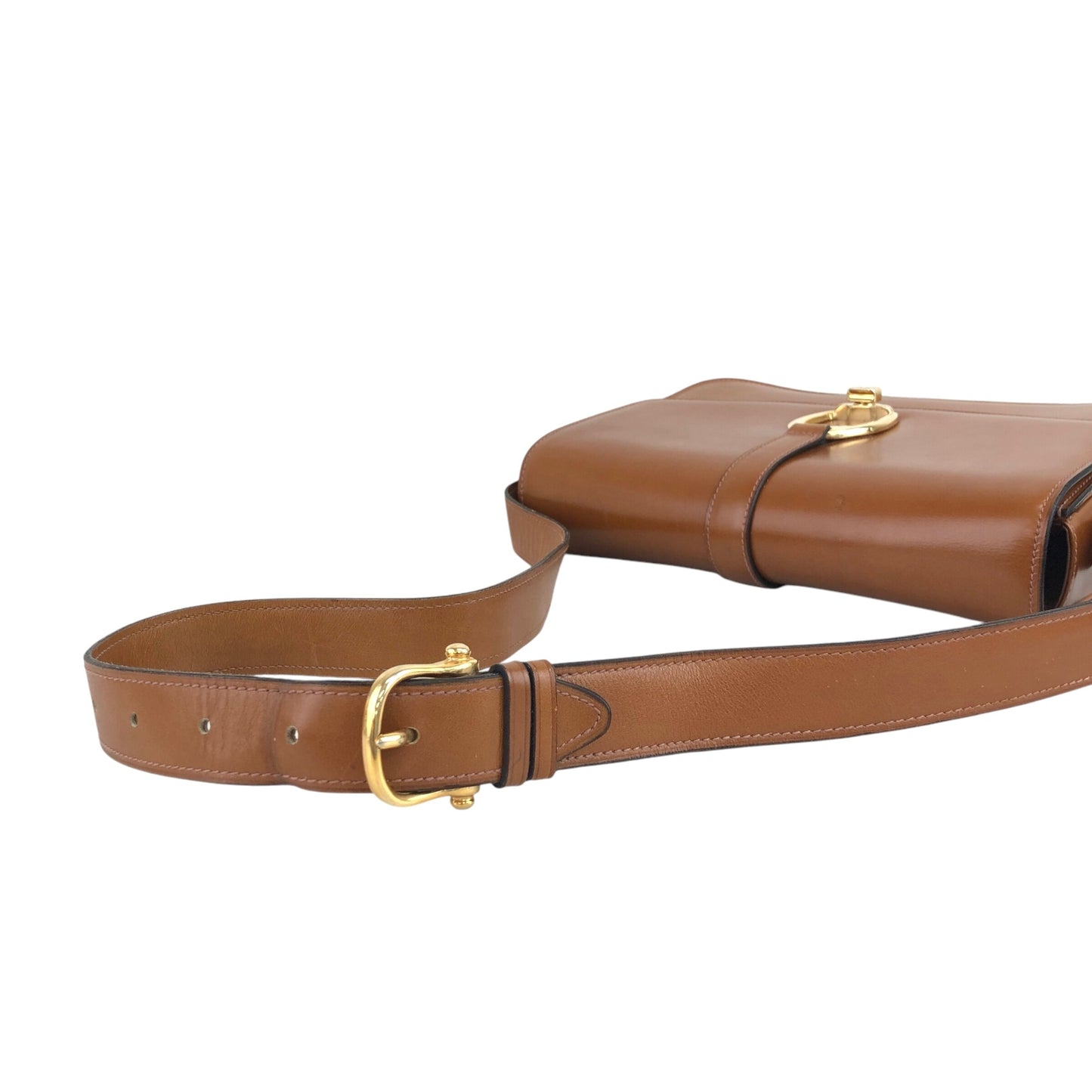 CELINE Triomphe Shoulder bag Camel Vintage jujrbn