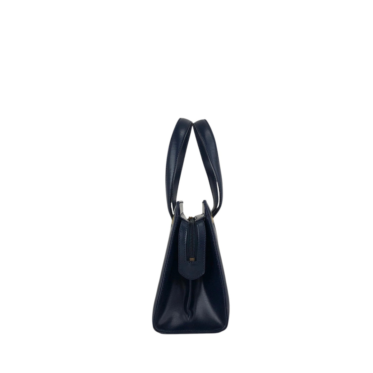 Christian Dior Logo Handbag Navy Vintage tx5uyv