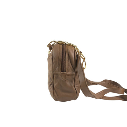 LOEWE Anagram Shoulder bag Brown Vintage 4a627g