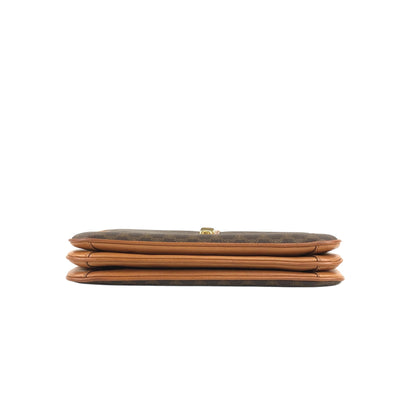 CELINE Macadam Shoulder bag Brown Vintage u2mekc