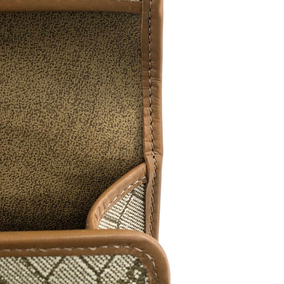 Christian Dior Honeycomb Pattern Logo Shoulder bag Beige Vintage zjd4wh