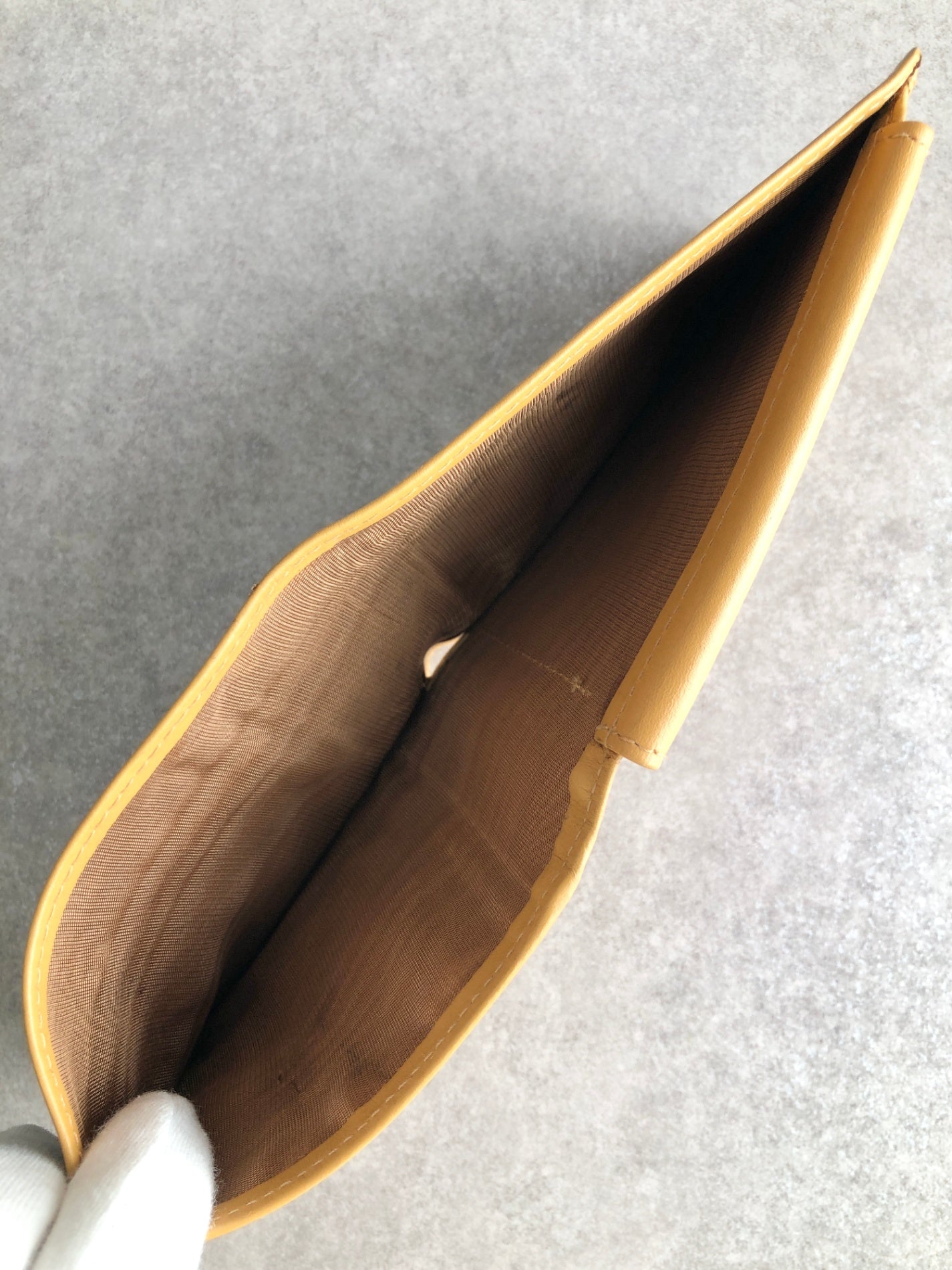 CELINE Macadam Folded Wallet Brown Vintage nkdcjh