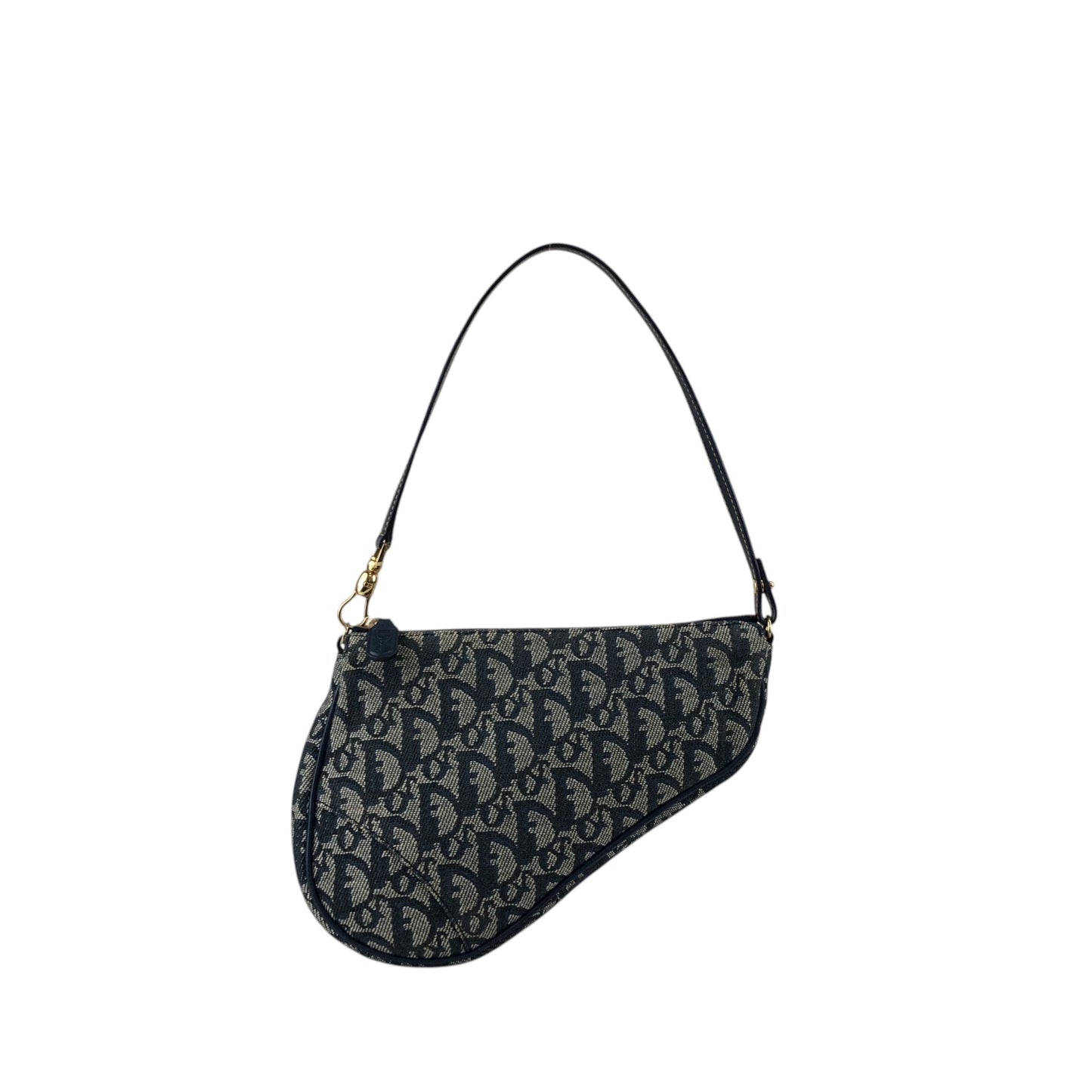 Christian Dior  Trotter Shoulder bag Navy Vintage 73m2yp