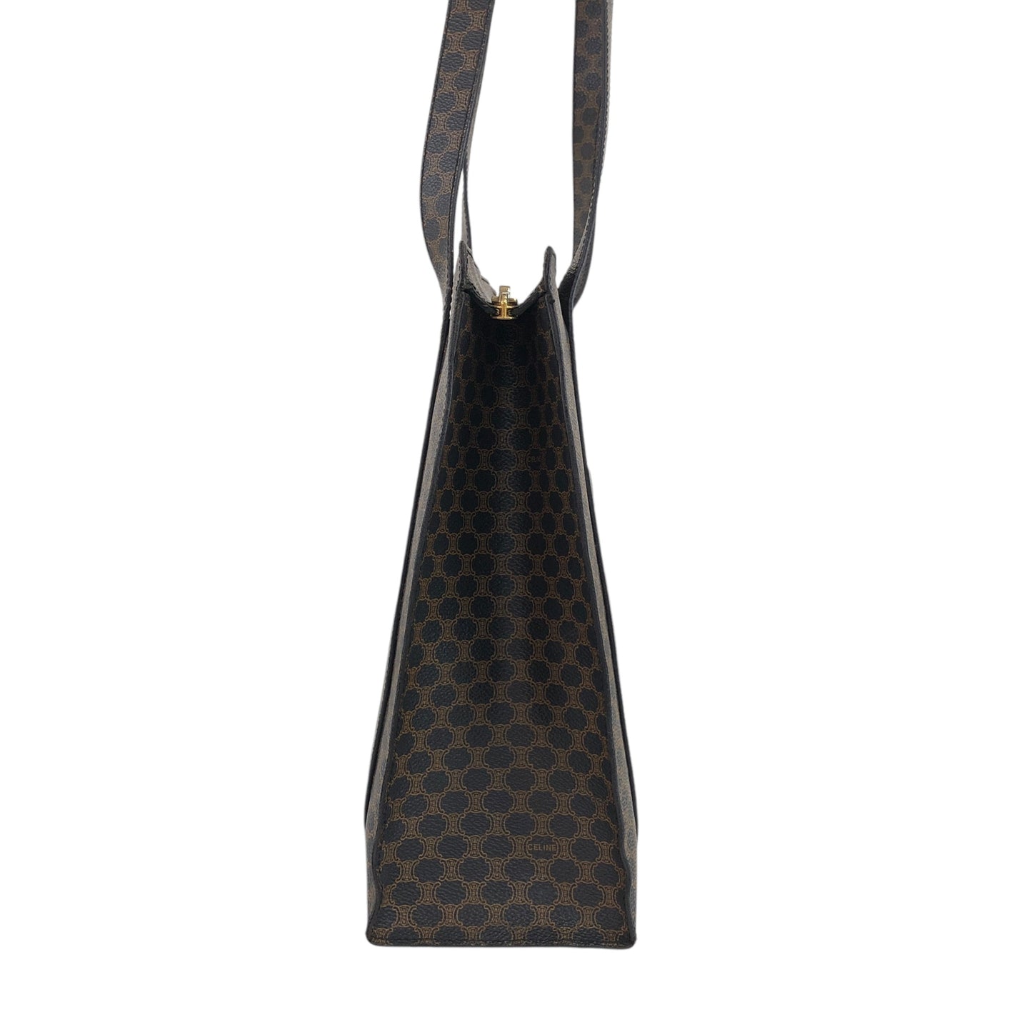 CELINE Macadam Shoulder bag Totebag Black Vintage dyyxs8