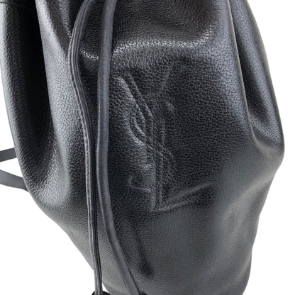Yves Saint Laurent Drawstring Shoulder bag Black Vintage upwttg