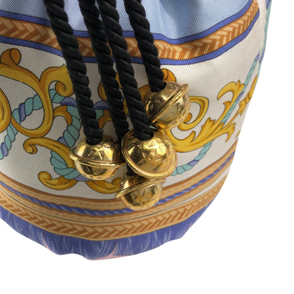 CELINE Starball Drawstring Handbag Blue Vintage cp3wry