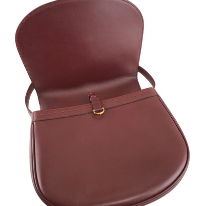 Cartier Logo Shoulder bag Bordeaux Vintage 7wd85j