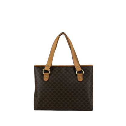 CELINE Macadam Handbag Totebag Brown Vintage v7jdmm