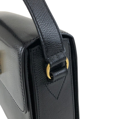 CELINE Turn Lock Shoulder bag Black Vintage jth6xy