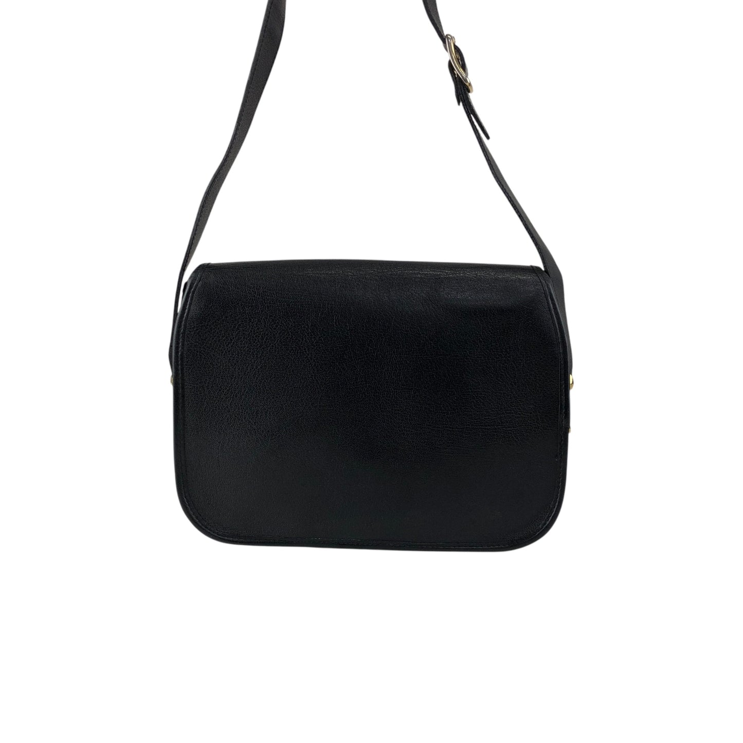 CELINE Horse Carriage Shoulder bag Black Vintage b7miwj
