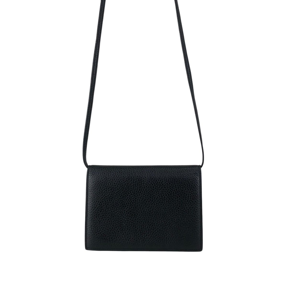 CELINE Gancini Shoulder bag Black Vintage 5hj33y