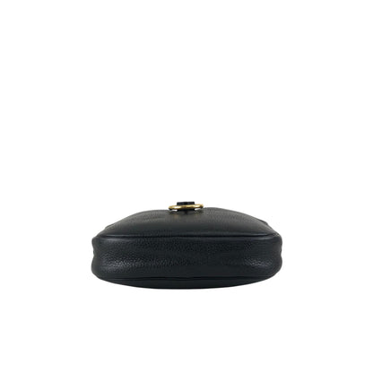 Christian Dior CD Logo Shoulder bag Black Vintage utsbka