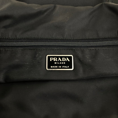 PRADA Tessuto Triangle Logo Totebag Black Vintage m8ccmn