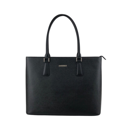 BURBERRY Logo Handbag Totebag Black Vintage behneb
