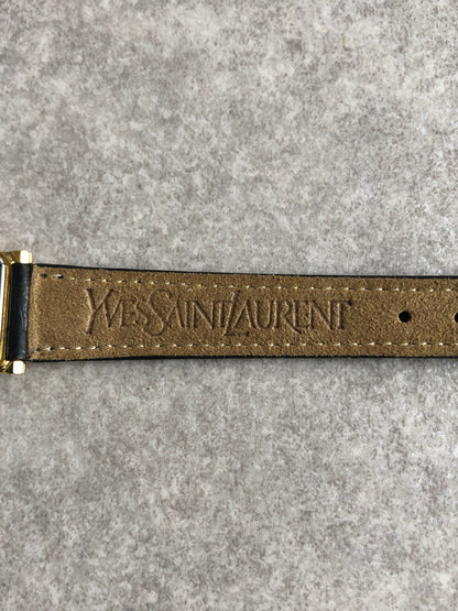 Yves Saint Laurent Quartz Watch Gold Vintage 5420-H47599 55i8eh