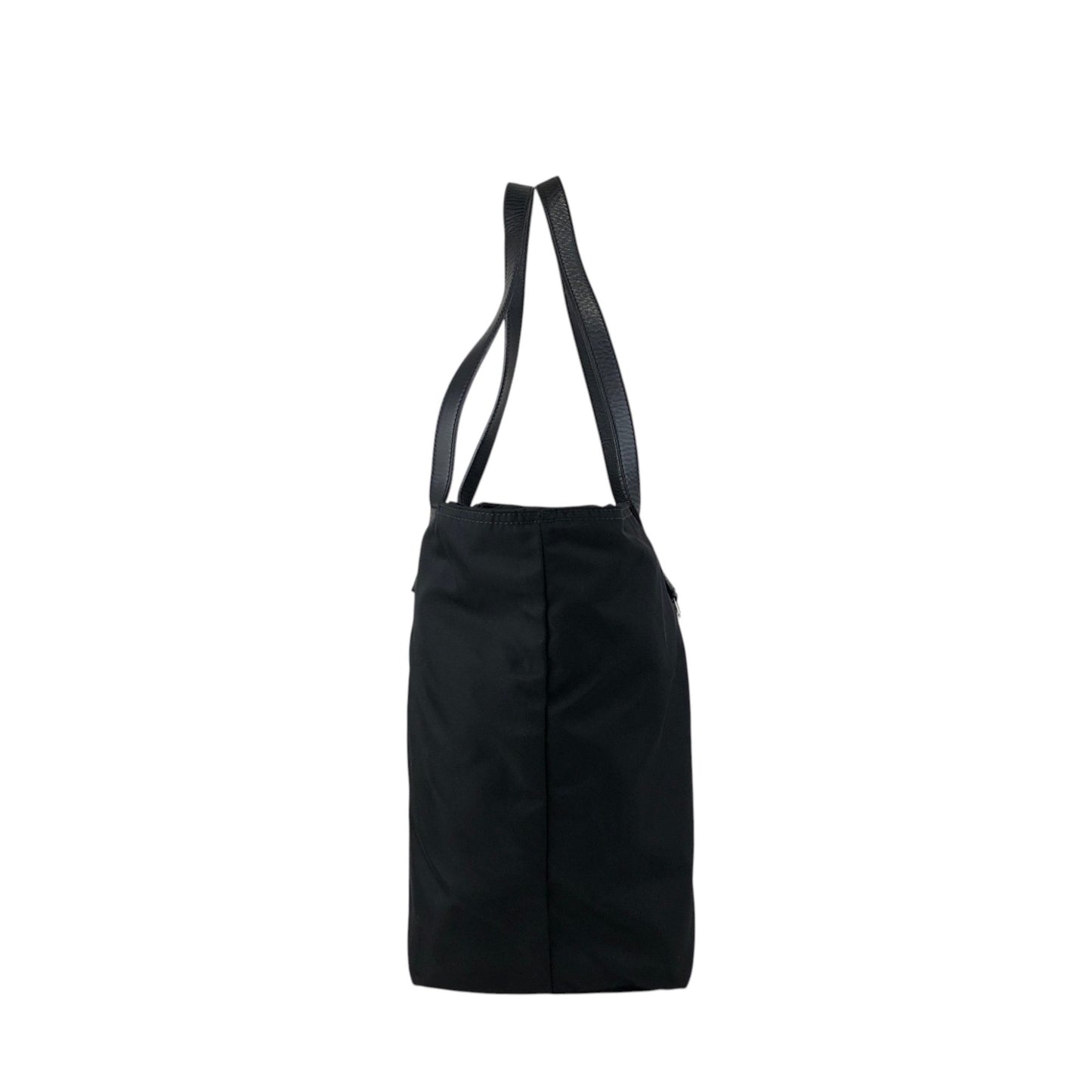 PRADA Tessuto Triangle Logo Totebag Black Vintage mbeuzk
