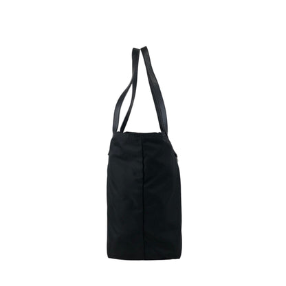 PRADA Tessuto Triangle Logo Totebag Black Vintage mbeuzk