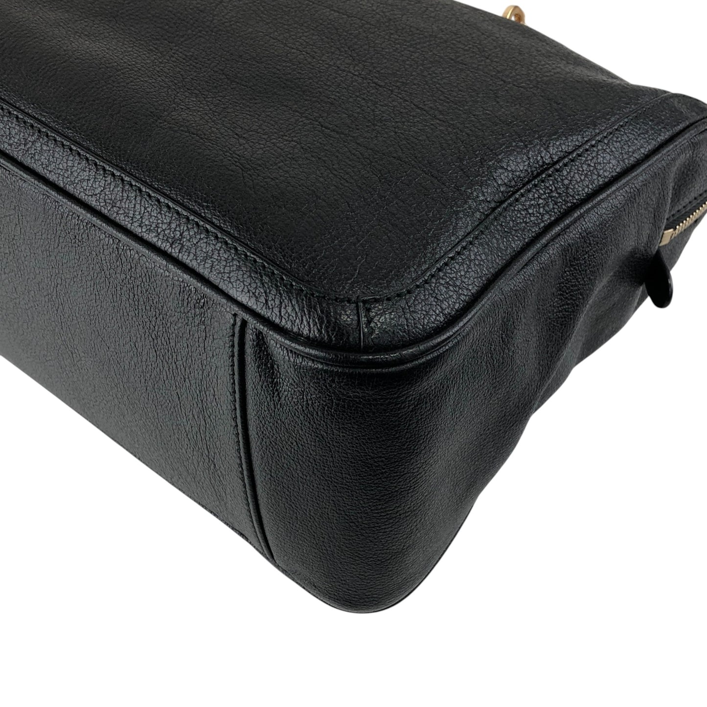 Salvatore Ferragamo Gancini Handbag Black Vintage vbxnke