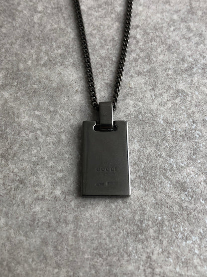 GUCCI Necklace Silver Vintage jtj54k