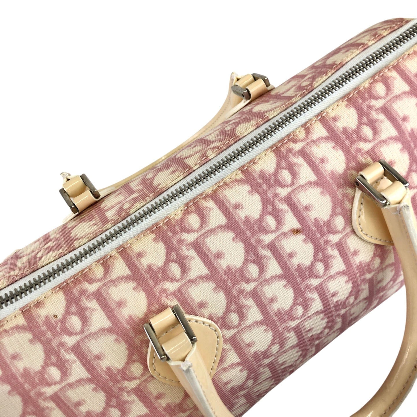 Christian Dior Trotter 手提包 波士頓包 粉紅色 復古 hamzbz