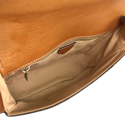 CELINE Macadam Blason Shoulder bag Brown Vintage bgeuwn