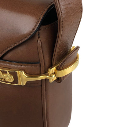 CELINE Horse Carriage Shoulder bag Brown Vintage ggiycy
