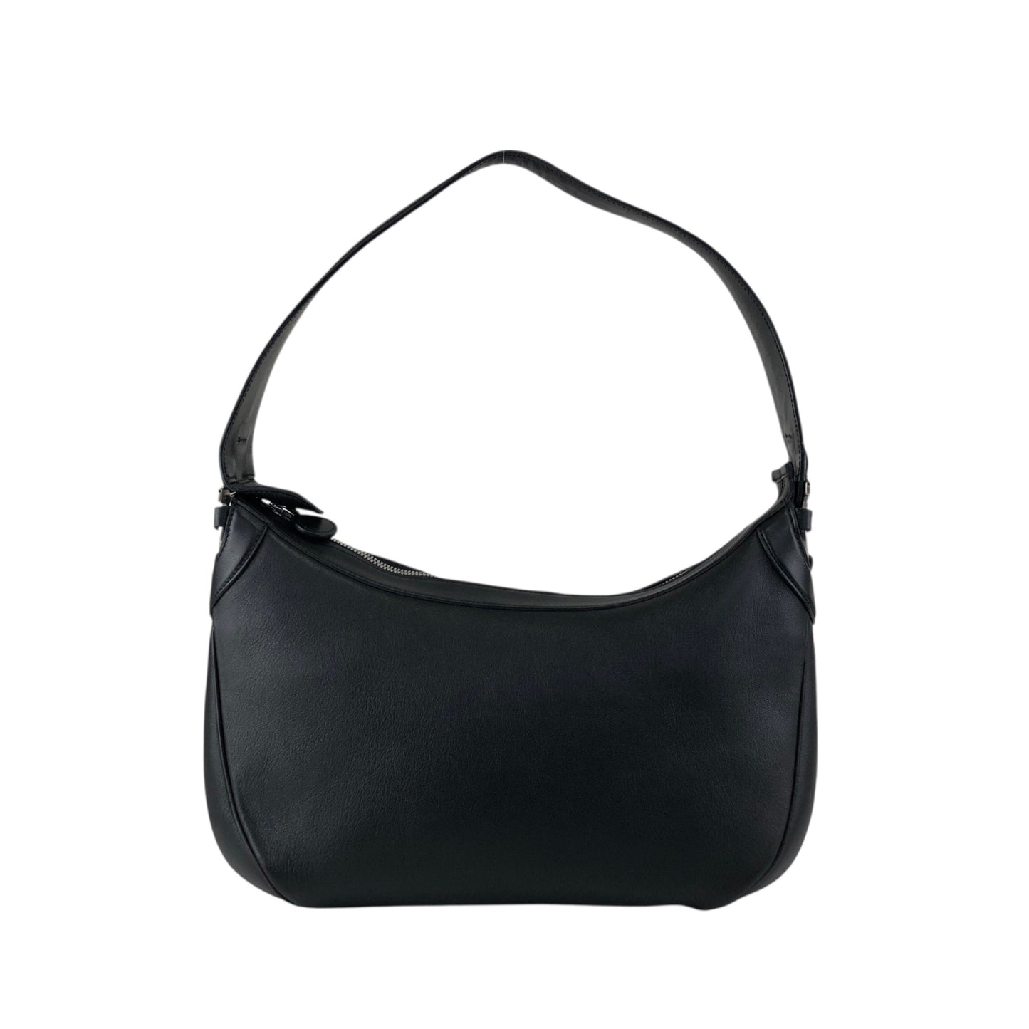 Salvatore Ferragamo Gancini Handbag Shoulder bag Black AF-21 4358 Vintage xn4ijj