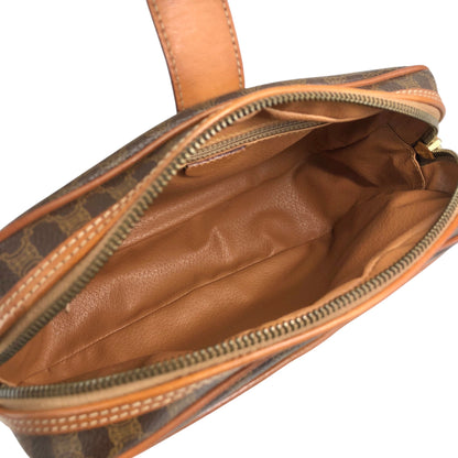 CELINE Macadam Blason Shoulder bag Brown Vintage whw3hb