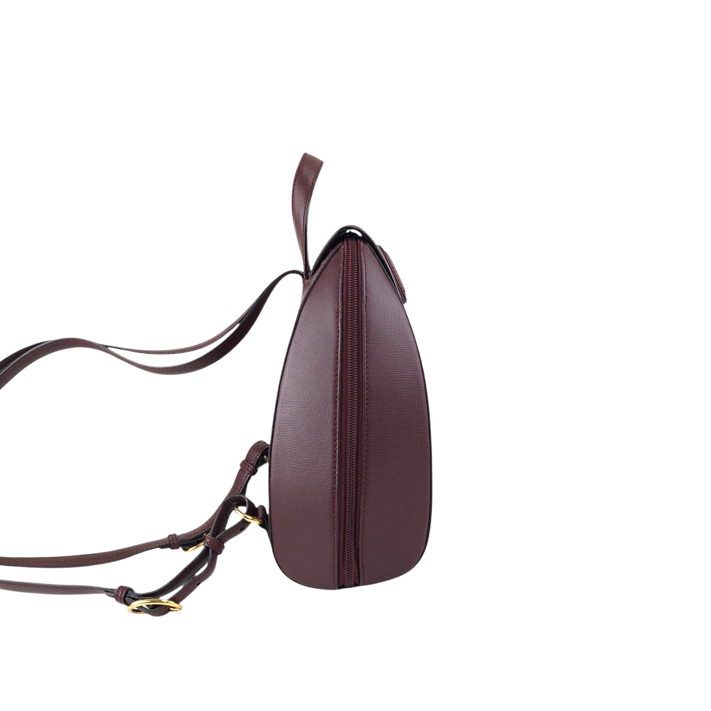 Cartier Turn Lock Backpack Bordeaux Vintage 4bx5iv