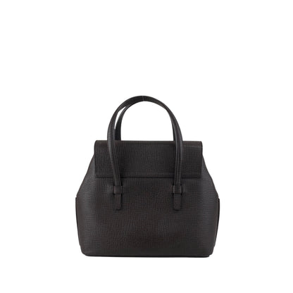 LOEWE Logo Embossed Handbag Brown Vintage xdd6ie