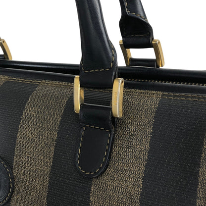 FENDI Pecan Two-way Small Boston bag Shoulder bag Black Vintage 3d83yd