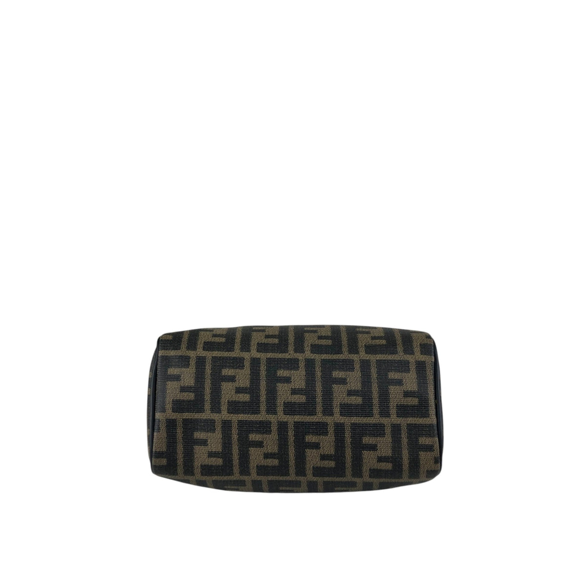FENDI Zucca Two-way Small Boston bag Shoulder bag Black Vintage prhk66