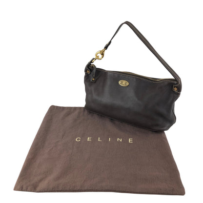 CELINE Triomphe Small Handbag Brown Vintage yat2yf