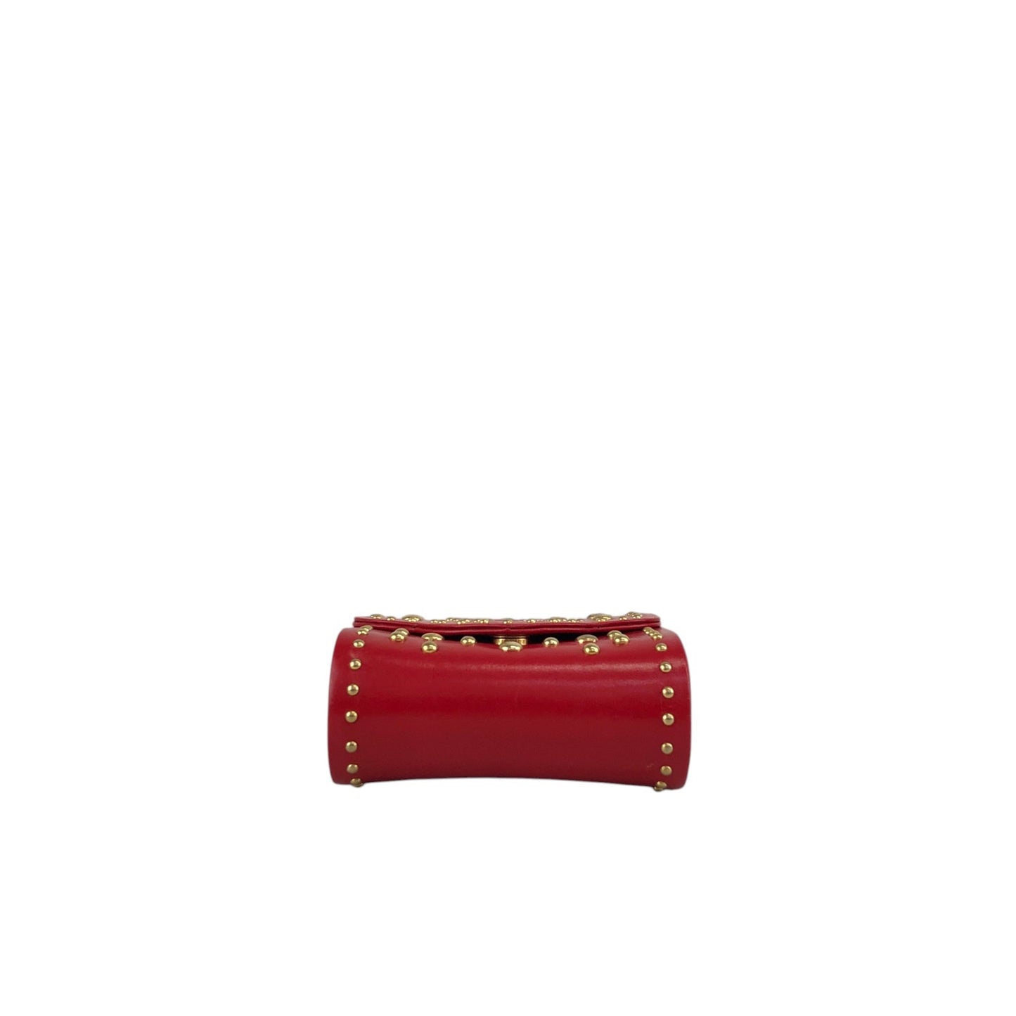 Yves Saint Laurent Heart Motif Small Shoulder bag Red Vintage v286hg