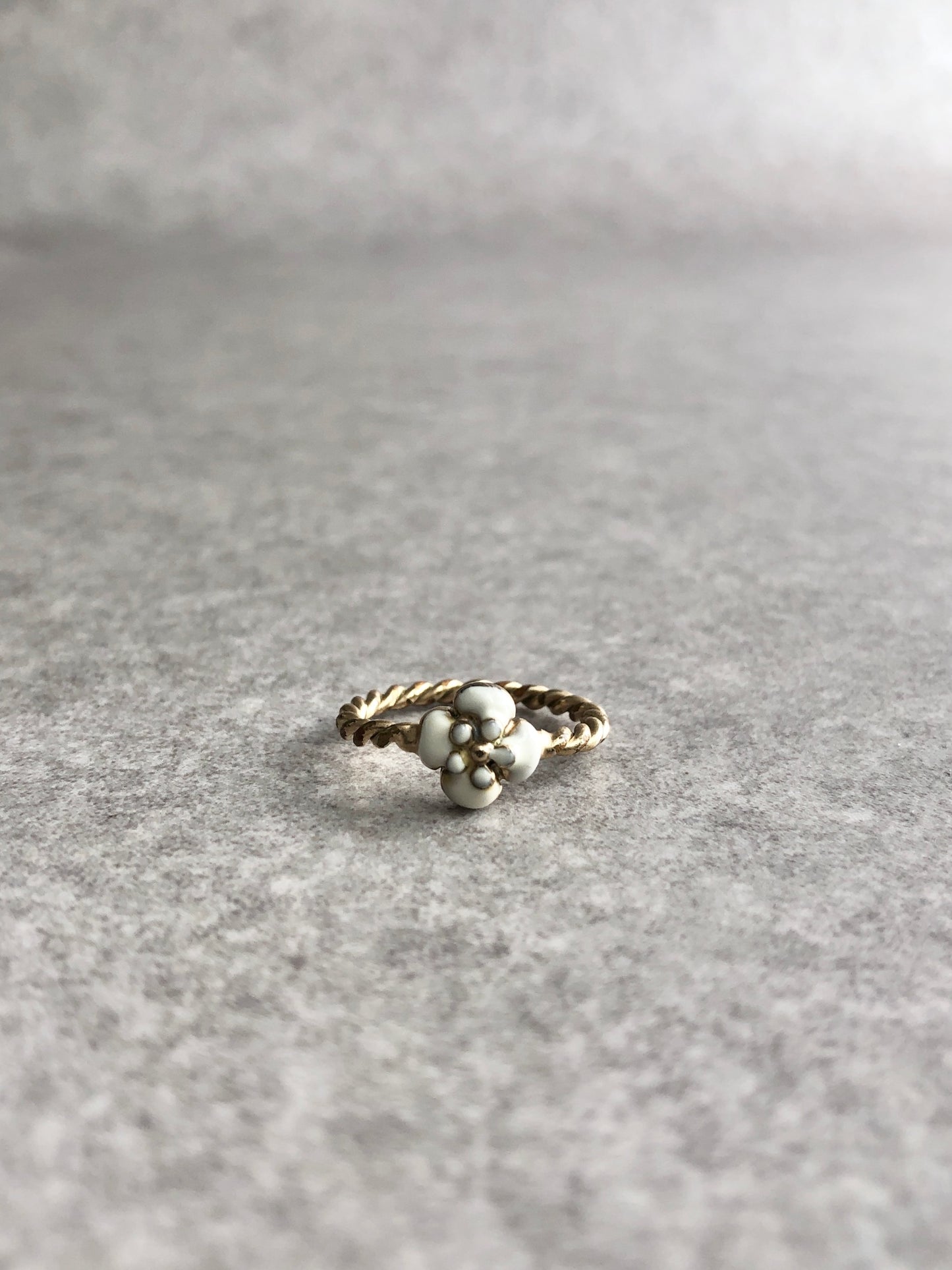 CHANEL Ring Gold Vintage 5xvycp