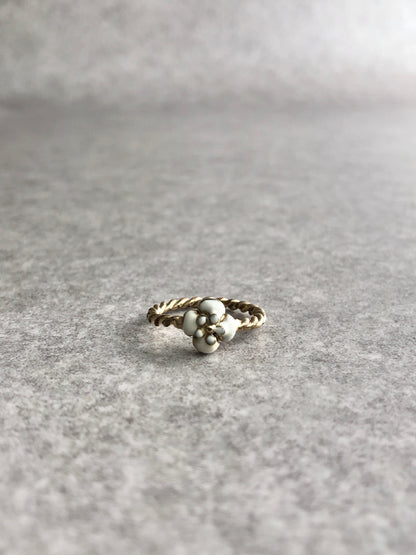 CHANEL Ring Gold Vintage 5xvycp