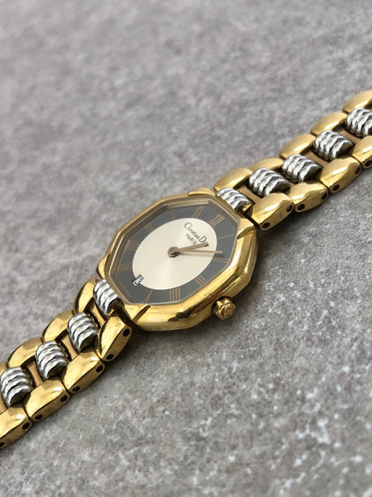 Christian Dior Watch Gold Vintage nudz6u