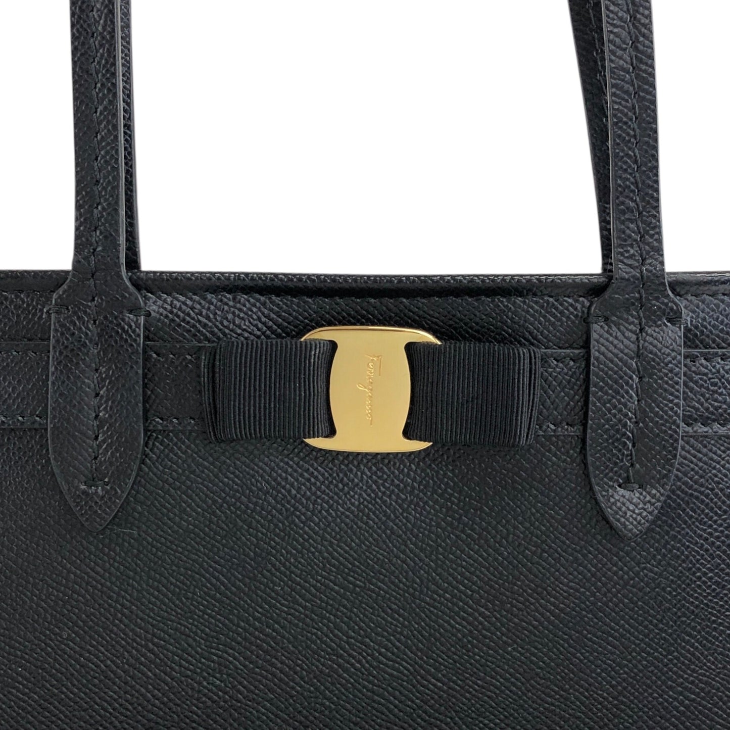 Salvatore Ferragamo Vala Totebag Black Vintage 8dgiw2