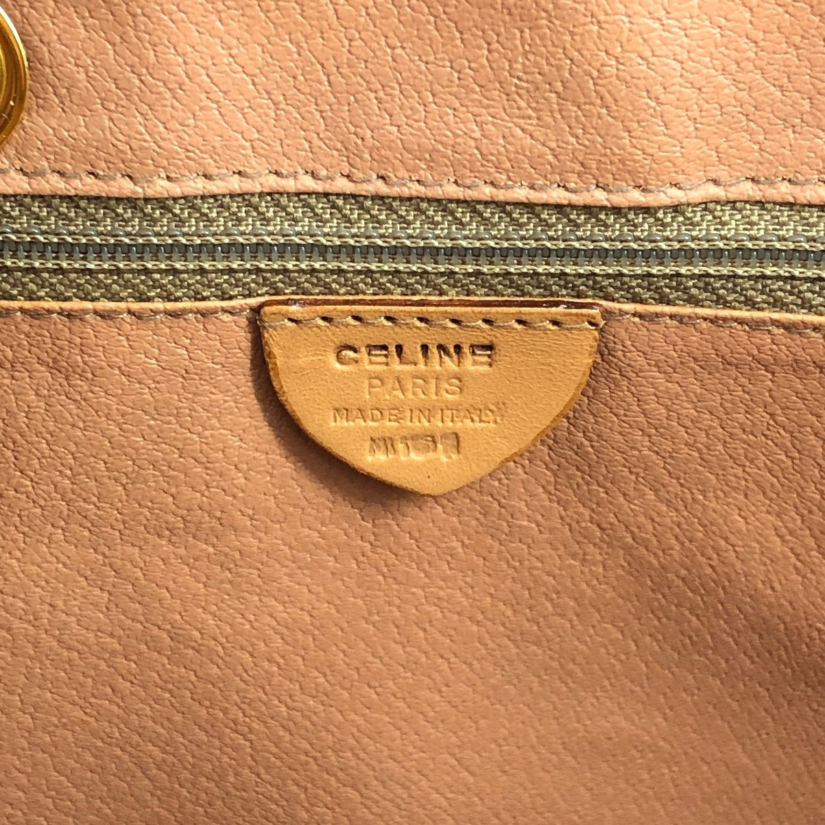 CELINE Macadam Gancini Backpack Brown Vintage x8u3v3