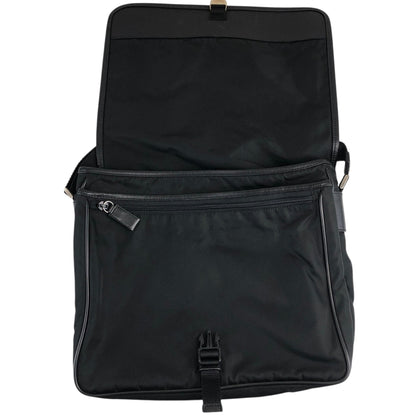 PRADA Triangle Logo Shoulder bag Black Vintage yp8wu5