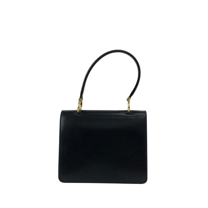 CELINE Gancini Handbag Black Vintage pvi8pi