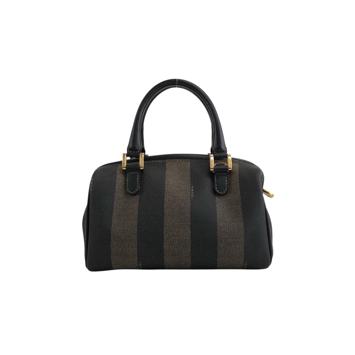 FENDI Pecan Two-way Handbag Shoulder bag Black Vintage b4ain2