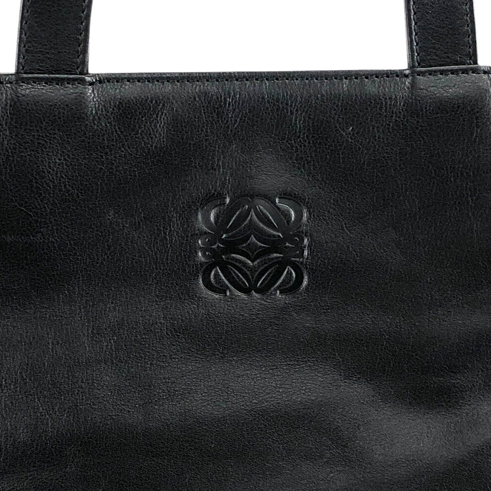 LOEWE Anagram Handbag Black Vintage dzxkx3