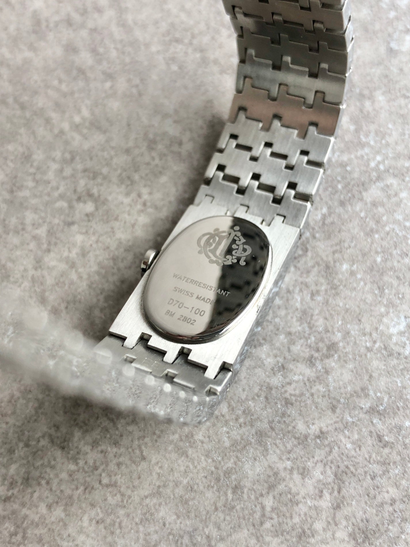 Christian Dior Quartz Watch Silver Vintage f7cub2