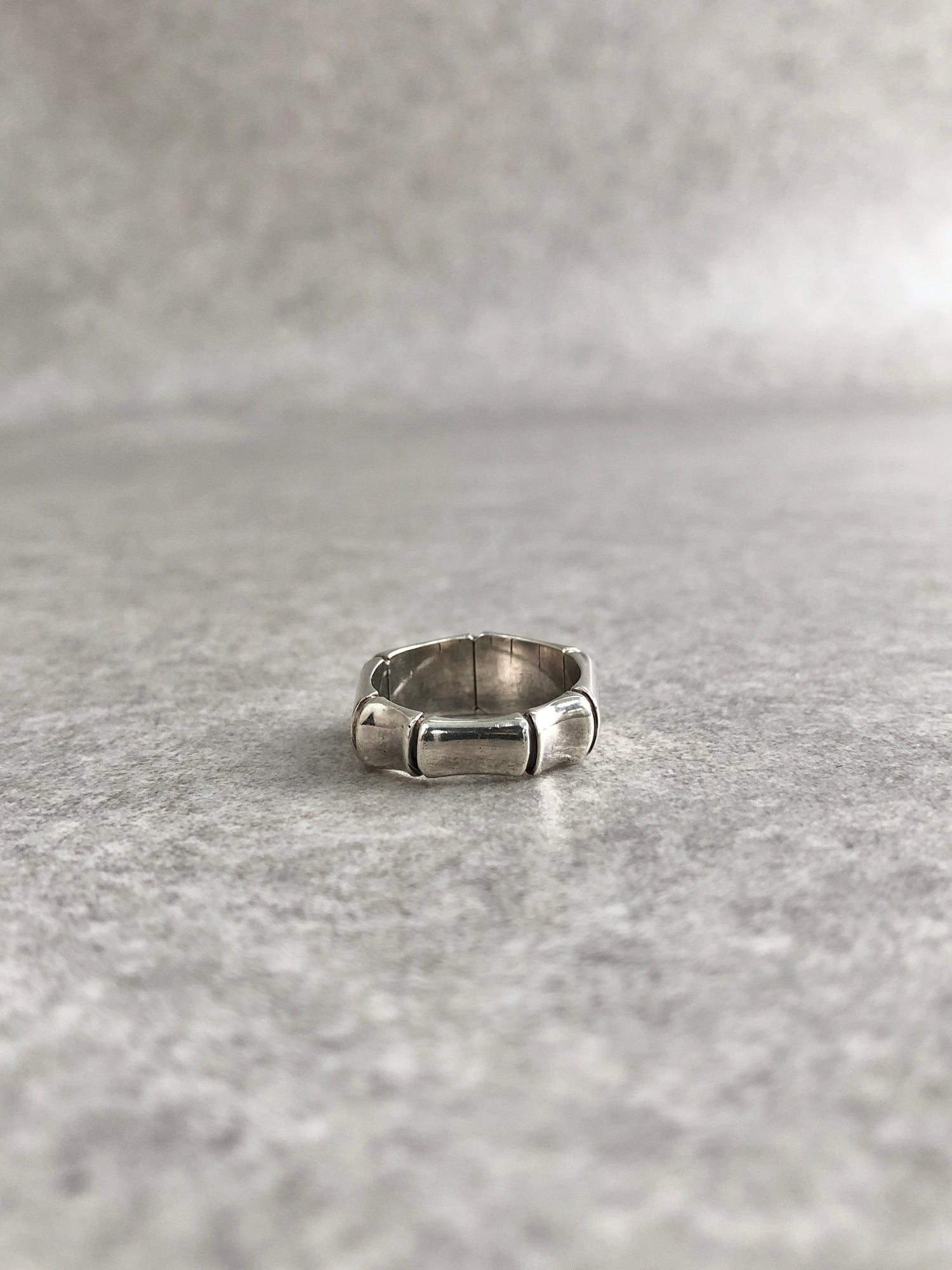 vintage bamboo ring silver925 12号 GUCCI Bamboo Ring Silver 925SILVER Vintage tsaeu6