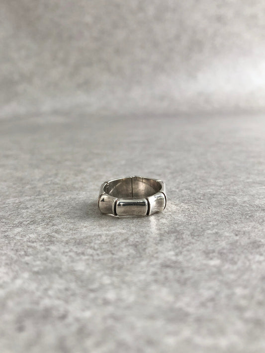 GUCCI Bamboo Ring Silver 925SILVER Vintage tsaeu6